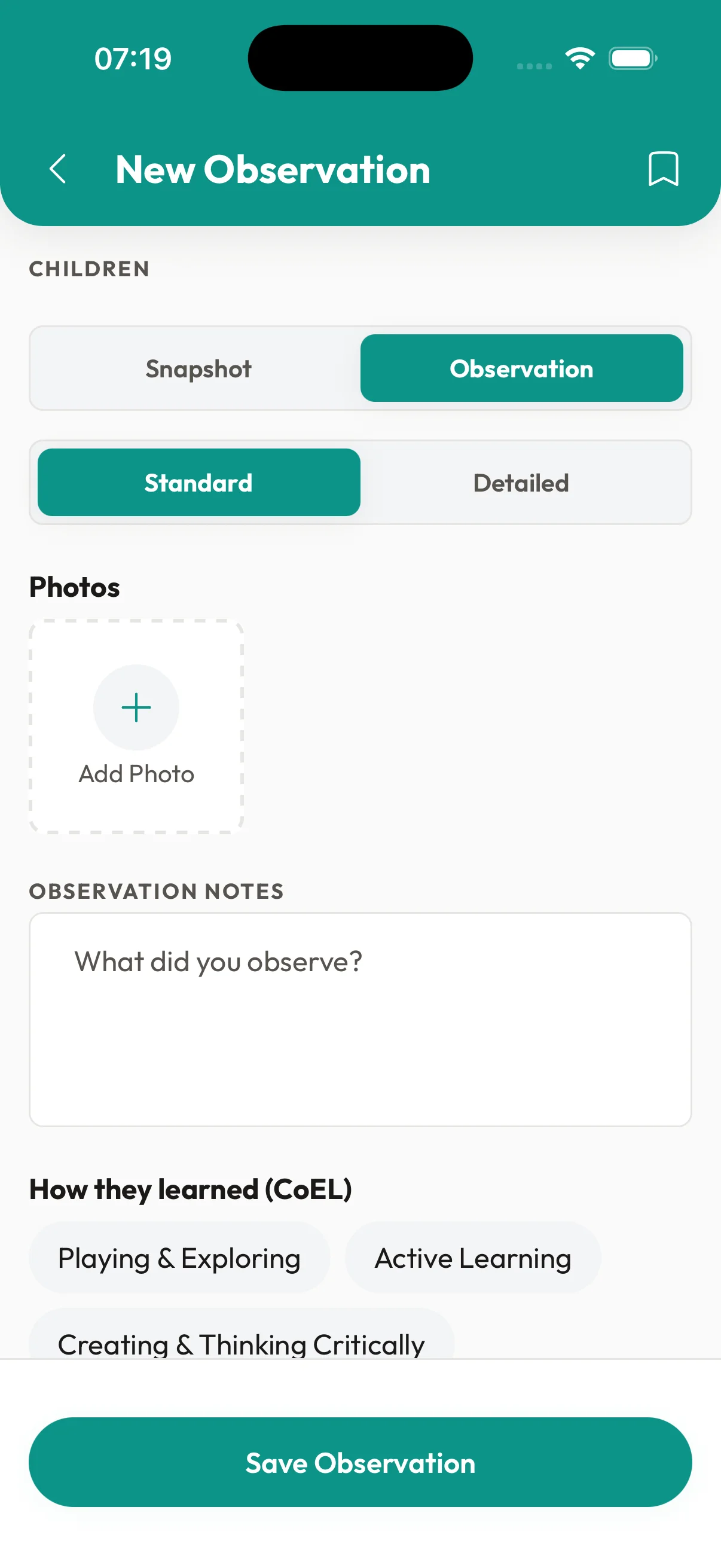SCREENSHOT: Activity Planner pulling in Next Steps automatically