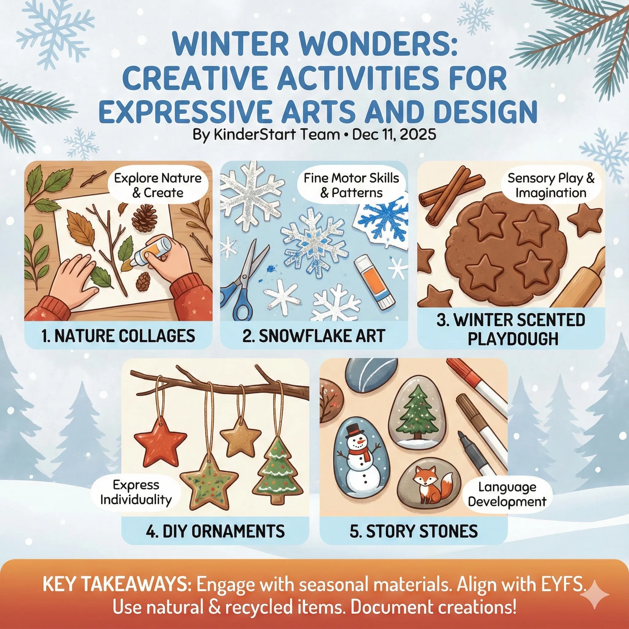 Winter Wonders: Creative Activities for Expressive Arts and Design